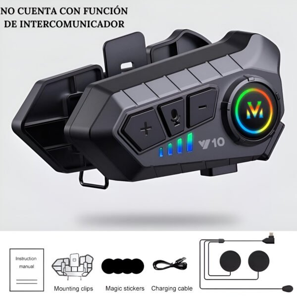 Audifono Inalambrico Casco De Moto Y10