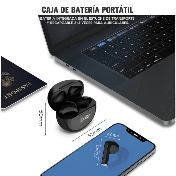Audifonos Bluetooth Aut119 Negro