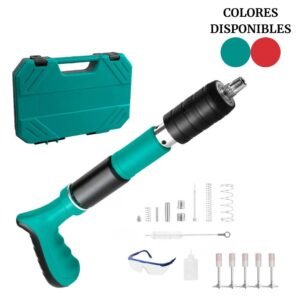 Kit Pistola Remachadora De Clavos Inalámbrica