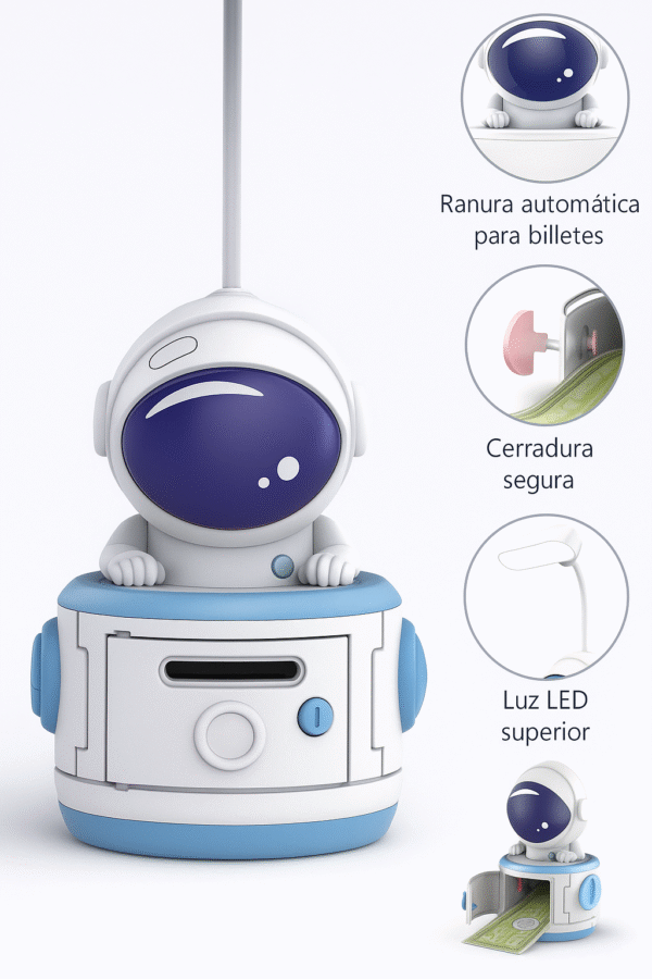 Lampara De Mesa Astronauta Recargable