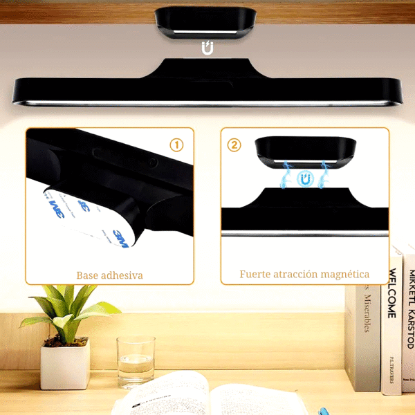 Lampara Barra De Luz Led Magnética Recargable