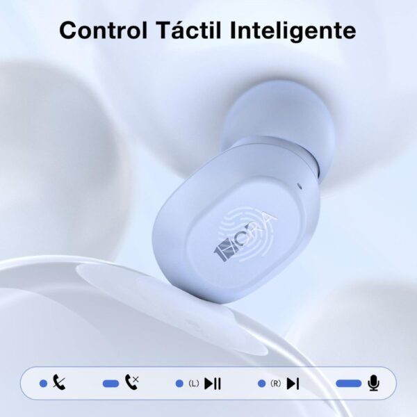 Audifonos Bluetooth 1hora Aut208 Blanco