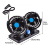 Ventilador Portatil Para Carro Mars-304